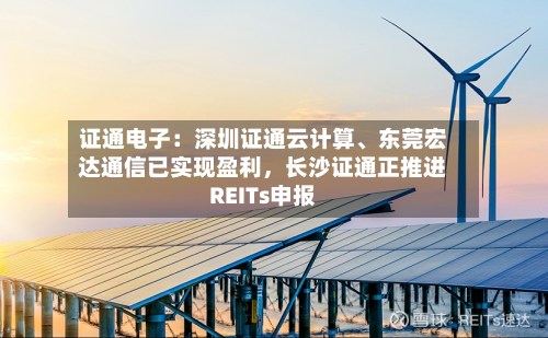 证通电子：深圳证通云计算、东莞宏达通信已实现盈利，长沙证通正推进REITs申报-第2张图片