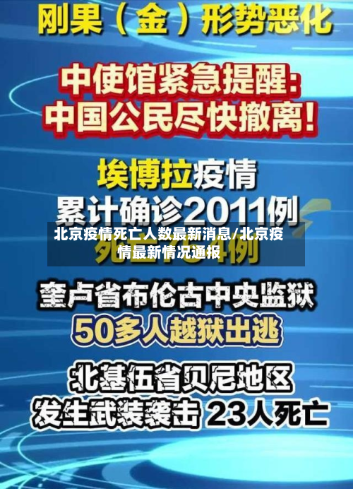 北京疫情死亡人数最新消息/北京疫情最新情况通报