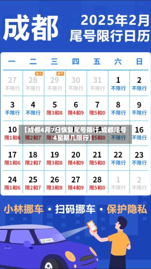 【成都4月7日恢复尾号限行,成都尾号4星期几限行】-第2张图片