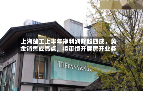 上海建工上半年净利润降超四成	，黄金销售成亮点，将审慎开展房开业务-第3张图片