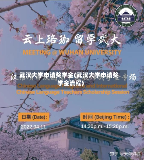 武汉大学申请奖学金(武汉大学申请奖学金流程)