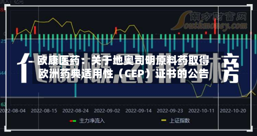 欧康医药：关于地奥司明原料药取得欧洲药典适用性（CEP）证书的公告-第2张图片