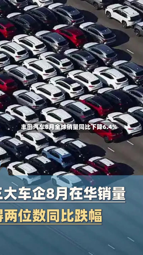 丰田汽车8月全球销量同比下降6.4%-第2张图片