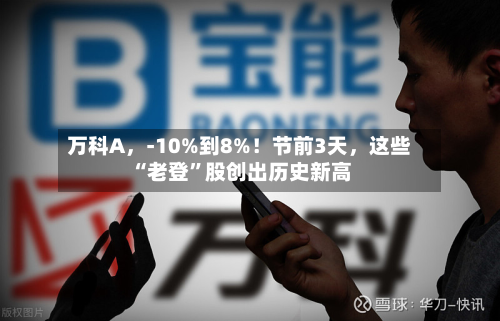 万科A，-10%到8%！节前3天，这些“老登”股创出历史新高-第3张图片