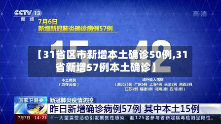 【31省区市新增本土确诊50例,31省新增57例本土确诊】