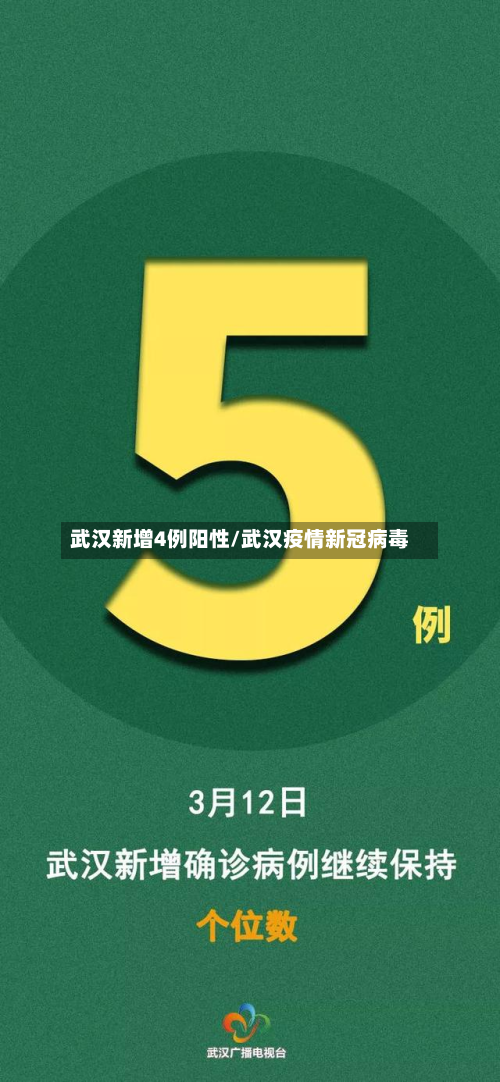 武汉新增4例阳性/武汉疫情新冠病毒