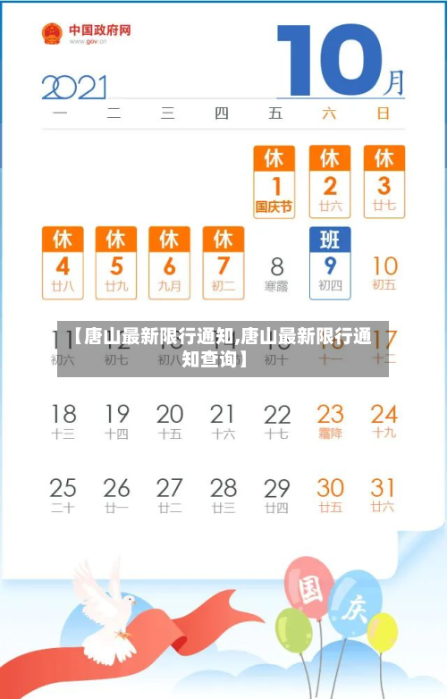 【唐山最新限行通知,唐山最新限行通知查询】