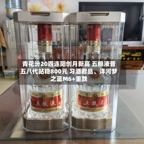 青花汾20四连阳创月新高 五粮液普五八代站稳800元 习酒君品、洋河梦之蓝M6+重跌-第3张图片