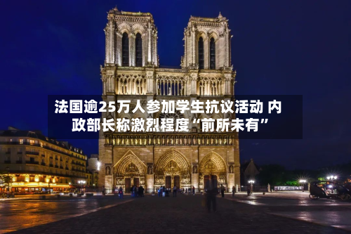 法国逾25万人参加学生抗议活动 内政部长称激烈程度“前所未有”-第2张图片