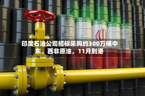 印度石油公司招标采购约300万桶中东、西非原油，11月到港-第2张图片
