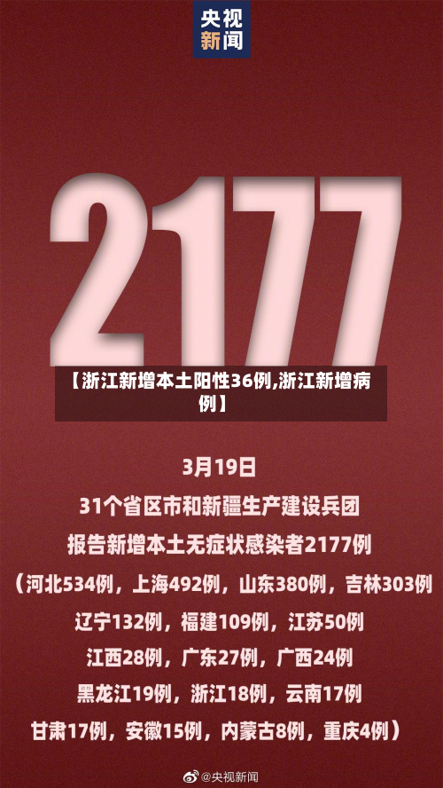 【浙江新增本土阳性36例,浙江新增病例】
