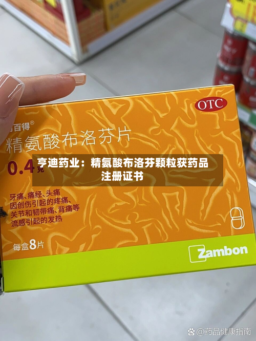 亨迪药业:精氨酸布洛芬颗粒获药品注册证书-第2张图片