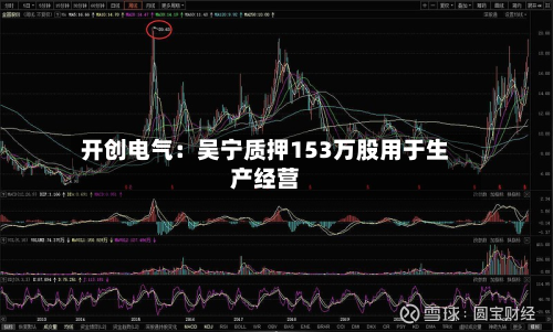 开创电气：吴宁质押153万股用于生产经营