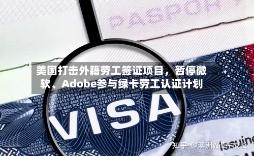美国打击外籍劳工签证项目，暂停微软、Adobe参与绿卡劳工认证计划-第2张图片