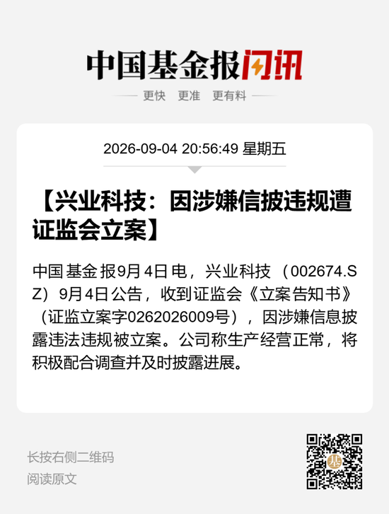 002674	，被证监会立案调查